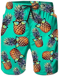 Loveternal Pantalones Cortos para Correr Pantalones Cortos Deportivos para Playa Beach Shorts para Baloncesto con Bolsillos Laterales Azul XL en oferta