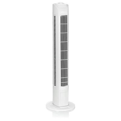 com-four® Ventilador de Torre de 45 W, oscilante, con 6 Niveles de Velocidad, Elegante Ventilador de Columna, Ventilador silencioso y silencioso sin C