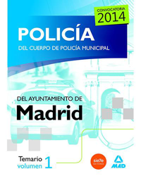 Policía del Cuerpo de Policía Municipal del Ayuntamiento de Madrid. Volumen 1 precio