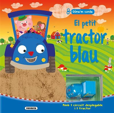 El petit tractor blau