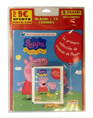 Peppa Pig. Blister Álbum + 15 sobres