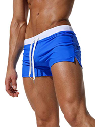 Adorel Bañador de Natación Tipo Boxer con Forro para Hombre Azul Zafiro S Pequeño (Tamaño del Fabricante M) precio