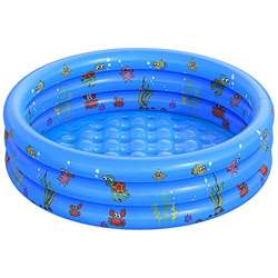 FANIER Piscina hinchable para niño, Redonda Piscina Inflable hinchable bañera hinchable para jardín, 3 Cámara de Aire Individuales, 100 cm de diámetro precio