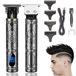 Xnuoyo Máquina de Cortar Pelo Profesional Cortapelos Hombre Corte Pelo, Pantalla de Visualización Digital Máquina Cortar Pelo Inalámbrico Batería 1500 características