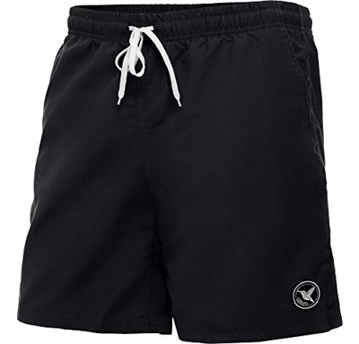 Ladeheid Bañador de Natación Short Baño Hombre LA40-129 (Negro, 5X-Large)