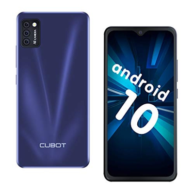 CUBOT Note 7 Smartphone 4G, Teléfono Móvil de 5,5″ Pantalla HD +, Android 10.0, Tripe Cámaras, NFC, 16GB ROM（128GB Ampliable SD）, Dual SIM, 3100 mAh, 