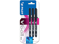 Pilot VB5 - Bolígrafo roller (3 unidades), color negro en oferta