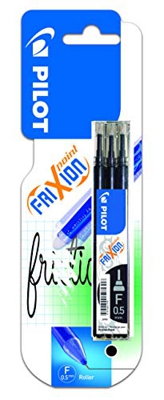 Pilot Spain Recambio Frixion Point - Set de 3 recambios, color negro