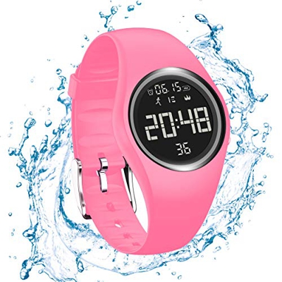 RCruning-EU Pulsera Actividad Impermeable IP68 Fitness Smartwatch Tracker Contador de Pasos, Contador de Calorías,Distancia niños Mujer Hombre - Non-B