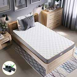 BedStory Colchon Viscoelastico Bambú 90x190CM Colchones para Cama Hotel Viscoelastica Firmeza Media Anti-ácaros e Hipoalergénicos Nuevo en oferta