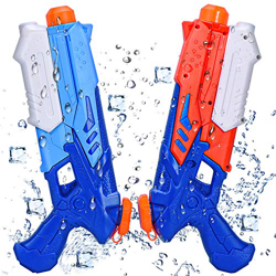 Joyjoz Pistolas de Agua Pistola 2 Pack Blaster de Agua para Verano Piscina Al Aire Libre Playa Diversión Acuática para Niños Adultos (400ML * 2) características