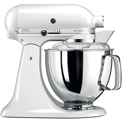 KitchenAid Artisan - Robot de cocina (4,8 L), color blanco en oferta