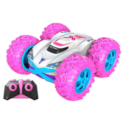 Exost Coche Teledirigido de Acrobacias RC Rosa Mando a Distancia Juguete Niños precio