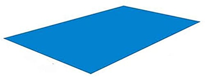 MediFancy Alfombrilla Rectangular para Piscina, Alfombrilla Plegable para Piscina, Protector para Suelo de Piscina fácil de Limpiar, Utilizado para Pi