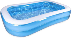 HUOQILIN Piscina Hinchable Familiar, Piscina Niños, 200 X 150 X 50 Cm Piscina Hinchable Rectangular Grande para Niños, Adultos, Jardín Y Al Aire Libre en oferta