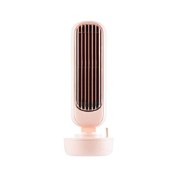 QREZ Ventilador De Torre Silencioso, Ventiladores Oscilante Ventilador De Pie 3 Velocidades con Nebulizador De Agua,Rosado precio