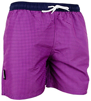 GUGGEN Banador de Natacion para Hombre Traje de Bano Color Lila L