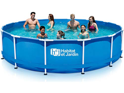 habitatetjardin Piscina Tubular - FETA 3 - Ø 4,57 x 1,22m - Sin Filtración en oferta