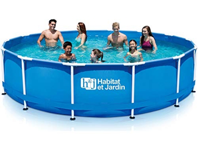 habitatetjardin Piscina Tubular - FETA 3 - Ø 4,57 x 1,22m - Sin Filtración