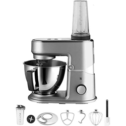 WMF Küchenminis Edition - Mini robot de cocina, ahorra espacio, mezclador para smoothies, bol de 3 l, suave y planeta, amasadora de 8 niveles, 3 herra en oferta