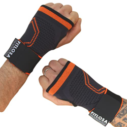 FITLOSA - Juego 2 Protector de muñeca Deportivo Transpirable Naranja - Férula de protección - Muñequera Ajustable Correa - Hombre Mujere - Mano Derech en oferta