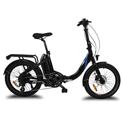 URBANBIKER Bicicleta eléctrica Plegable Mini, con batería de 36v y 14 A (504 WH) Dispone de Frenos hidráulicos y Cambio Shimano Altus en oferta