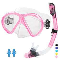 Glymnis Gafas de Buceo Gafas Snorkel Seco Completo Kit de Snorkel Máscara de Buceo y Snorkel Seco Set Máscara Set de Snorkel Profesional para Adultos  en oferta