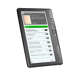 Fesjoy lecteur ebook, BK7019 Lector de libros electrónicos portátil 8GB 7 pulgadas Multifunción E-Reader Retroiluminación Color LCD Pantalla características