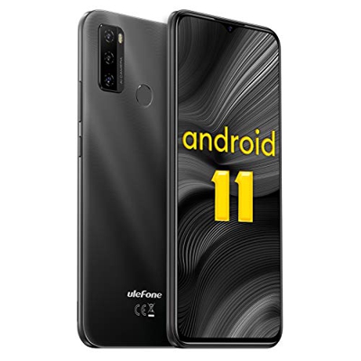 Ulefone Note 10 - Smartphone Libre Android 11 Octa-Core Teléfono Móvil 4G, Pantalla 6,52 HD+, Batería 5500mAh, 2GB + 32GB (SD 128GB) Dual SIM Moviles 