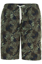 JP 1880 Große Größen Badeshort Palmenprint Bañador para Hombre, Verde (Caqui 72692344), 4XL características