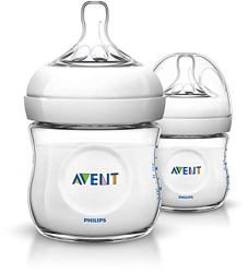 Philips Avent SCF690/27 - Pack de 2 biberones, tetina suave y flexible, anticólicos, PP 0% BPA, 125 ml, color transparente precio