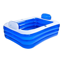 Piscina Para Niños Y Adultos, 3 Capas Engrosadas PVC Blow Up Pool, Piscina Inflable, Piscinas Para Niños Para Patio Trasero, Familia, Al Aire Libre, J características