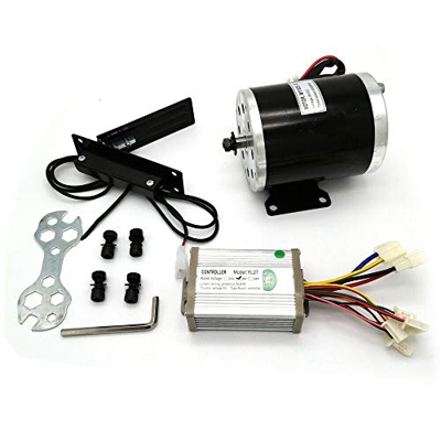 Kit de conversión para bicicleta eléctrica, 36 V CC, 800 W, kit de conversión con motor de cepillo para grandes scooters, bicicletas y triciclos, mini