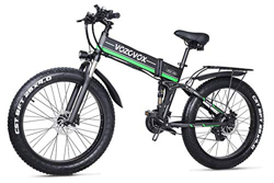 VOZCVOX Bicicleta Eléctrica Plegable, 1000W Bicicleta De Montaña Eléctrica para Adultos, 26 Pulgadas E-Bike, Engranaje De 21 Velocidad De Shimano en oferta