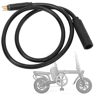 Cable de extensión de motor de rueda de 9 pines para bicicleta eléctrica hembra a macho cable accesorio E-Bike (1,5 x 1300 mm)