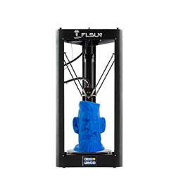 LeKu FLSUN Impresora 3D QQ-S-Pro, Impresora 3D Delta 90%premontada con Sistema de Nivelación Automática Plataforma de Vidrio Enrejado, Tamaño de Impre en oferta