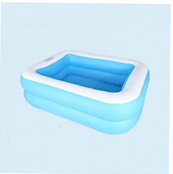 Piscina inflable para adultos de los niños al aire libre del patio trasero del verano, azul y blanco, 128 * 85 * 45cm precio