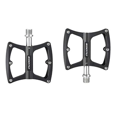 SAVADECK Montaña Bicicleta Pedal, Pedal de aleación de Aluminio, Bici de montaña Bicycle Pedal de carretara Universal de 9/16 Pulgadas para MTB BMX (N