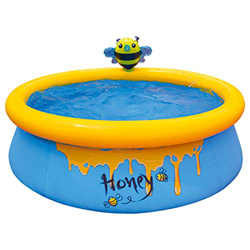 Xianghaoshun Piscina Inflable, Pequeña Piscina Portátil para Niños, Piscina Redonda De PVC Engrosado, Espaciosa Piscina De Rociado para El Patio Trase en oferta