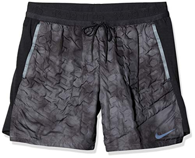 NIKE Pro Aeroloft Shorts, Bañador Hombre, Gris (Dark Grey/Black), (Talla del Fabricante: Large)
