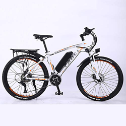 BWJL Aleación de Aluminio de Bicicleta de montaña Bicicleta eléctrica de Litio-accionado Mediante Ebikes de montaña, batería extraíble 26 350W 36V 13A características