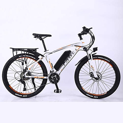 BWJL Aleación de Aluminio de Bicicleta de montaña Bicicleta eléctrica de Litio-accionado Mediante Ebikes de montaña, batería extraíble 26 350W 36V 13A