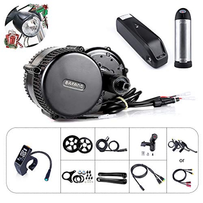 Bafang BBS01B 36V 250W / 350W Juego de conversión de Bicicleta eléctrica BBS02B 36V 500W Juego de conversión de Bicicleta eléctrica con batería y Carg