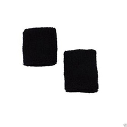 ALANNAHS ACCESSORIES Juego de 2 Bandas de muñequeras Unisex de Colores Surtidos, Color Negro, tamaño Única precio