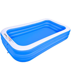 ZOETIME Piscina Hinchable, Piscina Rectangular Infantil Inflable, Fiesta AcuáTica De Verano Piscina Familiar para niños, Adultos, jardín, 305cm*183cm* precio