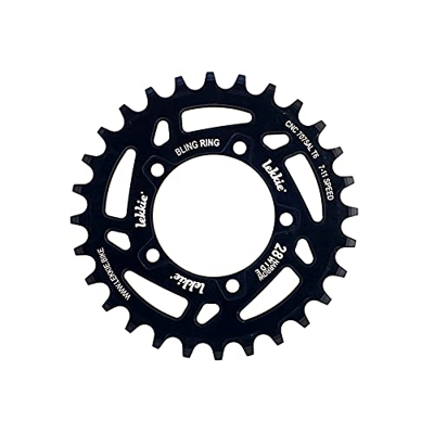 BMC-World | Lekkie Bling Ring Plato 28T para Bafang BBS01 y BBS02, anillo de cadena, bicicleta eléctrica y pedelec