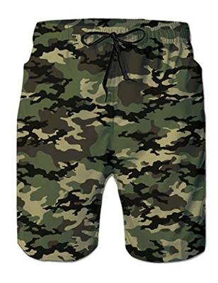 Goodstoworld Swim Shorts Hombre Bañadores 3D Camuflaje Estampado Pantalones Cortos De Gimnasio Verano Pantalones Cortos De Playa Pantalones Cortos De 