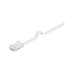 CAT 5e Netzwerkkabel Flachkabel; CAT FLAT 5-0300 U/UTP WEISS 3m características