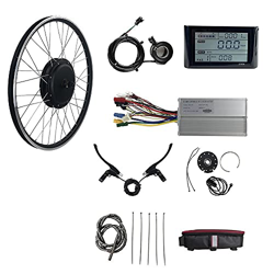 Kit de conversión de Bicicleta, Motor de Cubo sin Engranajes sin escobillas de Rueda Delantera de 48 V 1500 WQI con Pantalla S900, Kit de conversión d características