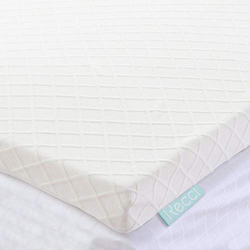 RECCI Topper Viscoelástico 90x200, 6 cm Topper Colchón de Espuma con Alivio de la Presión, Sobrecolchón Hipoalergénico de Bambú Extraíble y Lavable en características